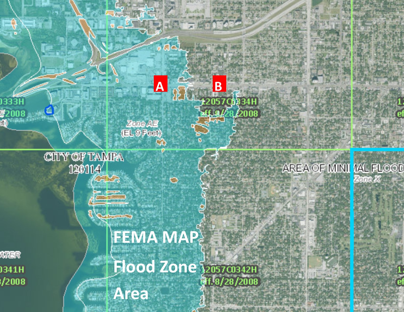 what does fema flood zone x mean